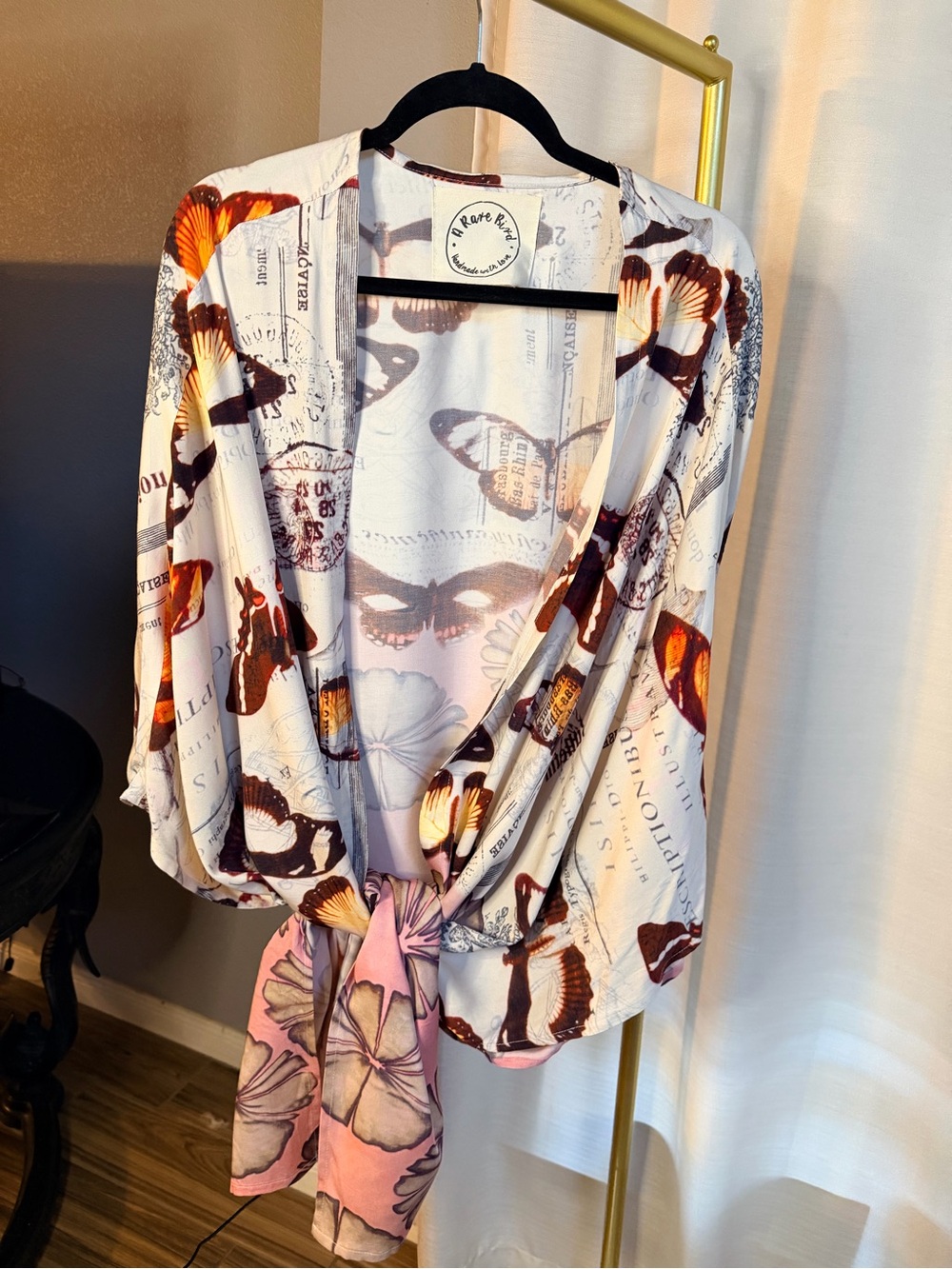 A Rare Bird Butterly Kimono - Picture 4 of 7